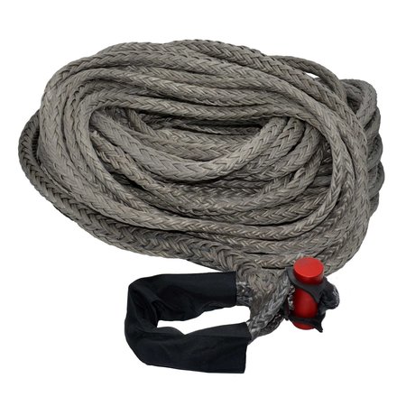 LOCKJAW 9/16 in. x 125 ft. 13,166 lbs. WLL. LockJaw Synthetic Winch Line w/Integrated Shackle 20-0563125